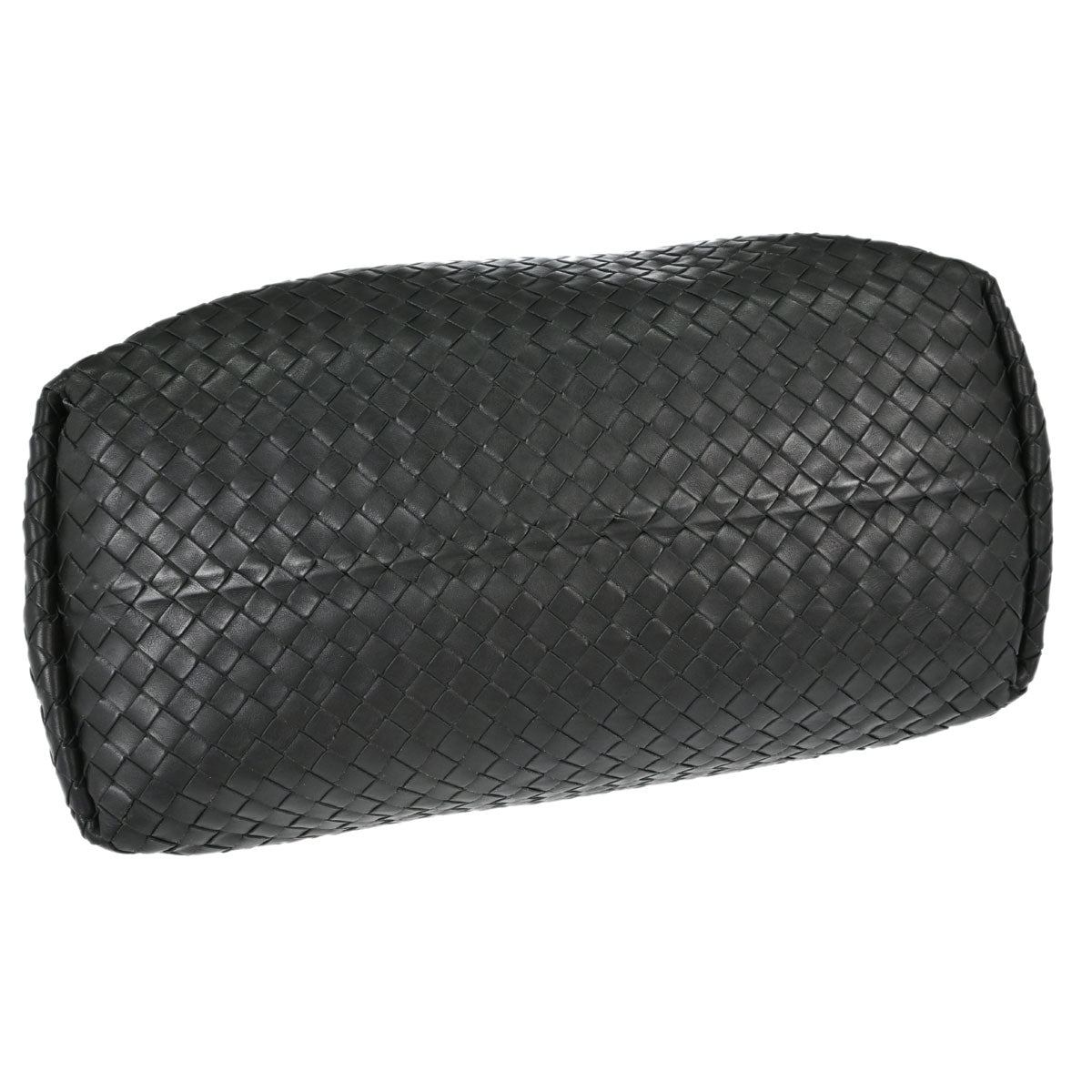 Bottega Veneta Black Lambskin Intrecciato Tote