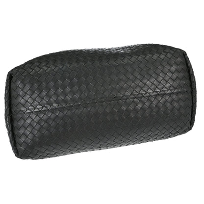 Bottega Veneta Black Lambskin Intrecciato Tote