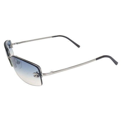 Chanel Sunglasses Eyewear Blue Rhinestone Small Good