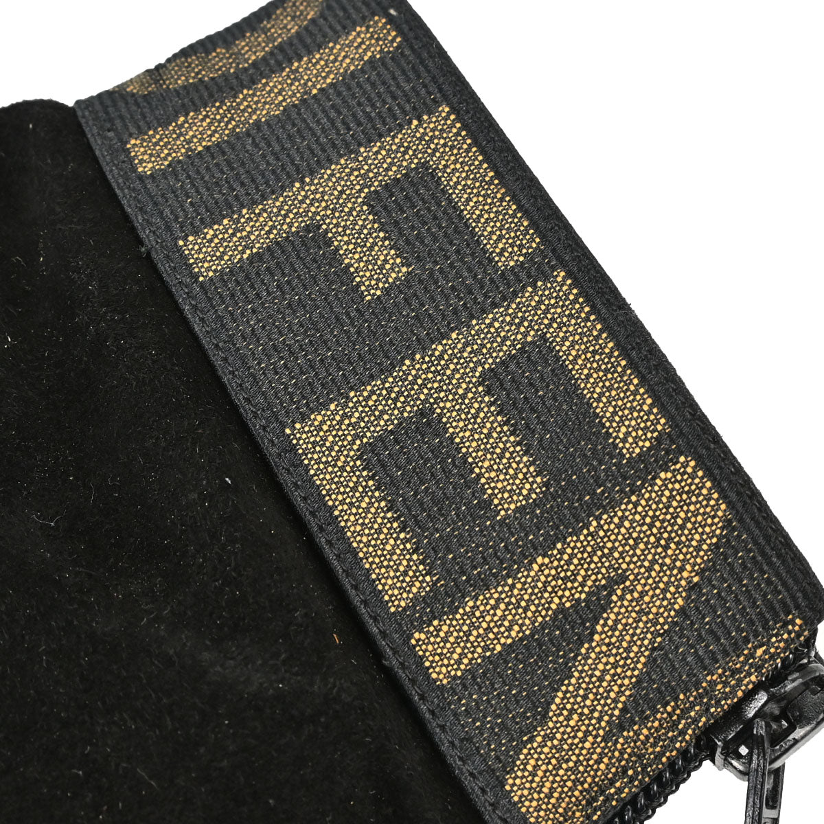 Fendi * Black Suede Short Boots Shoes #35 1/2