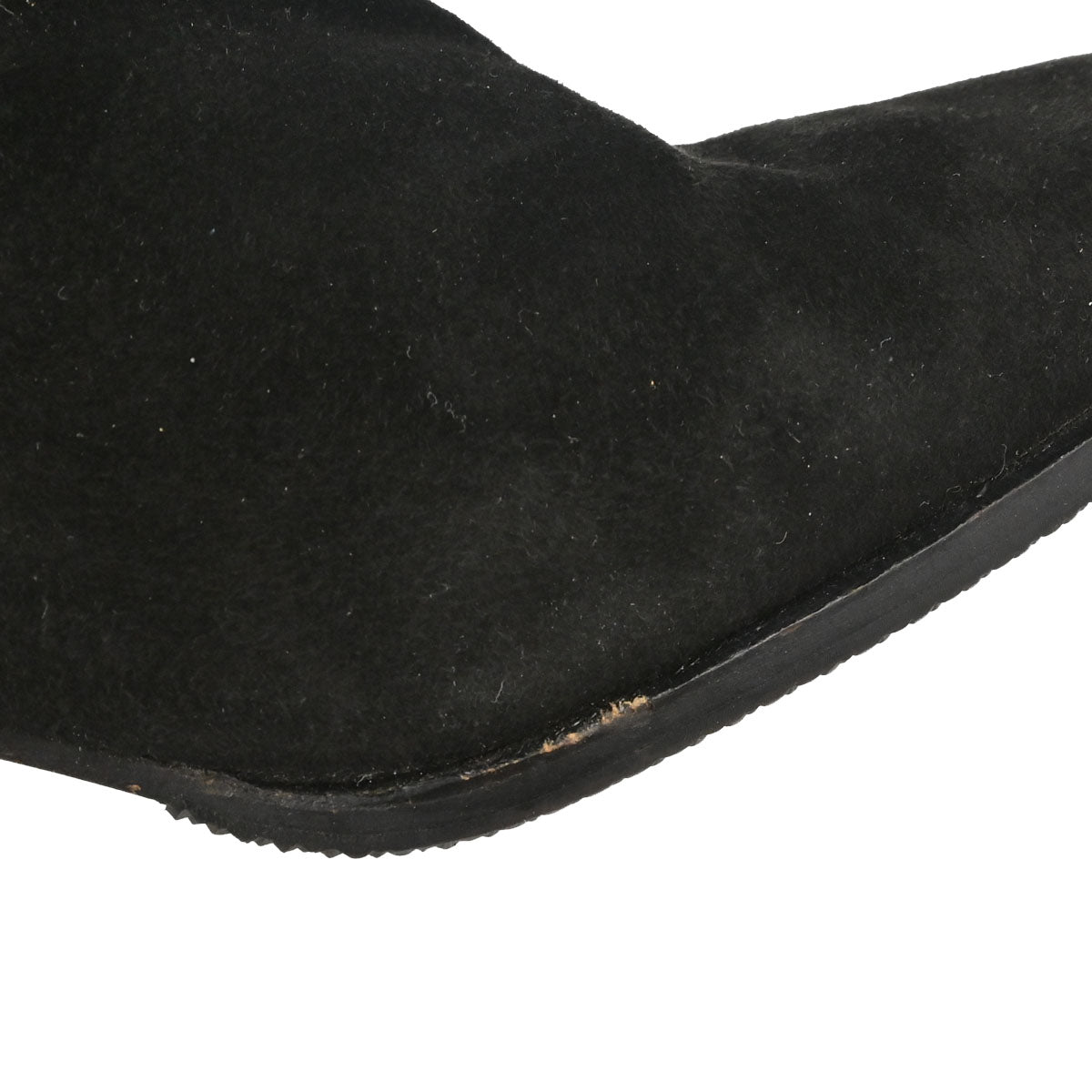 Fendi * Black Suede Short Boots Shoes #35 1/2