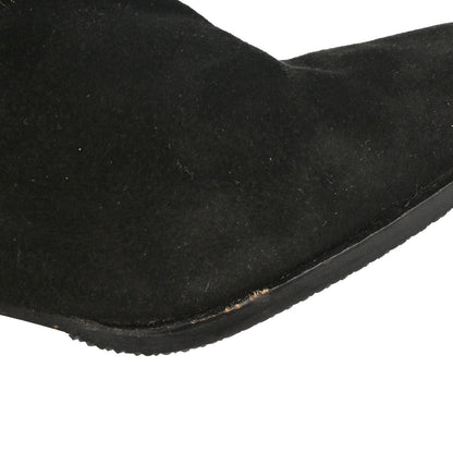 Fendi * Black Suede Short Boots Shoes #35 1/2