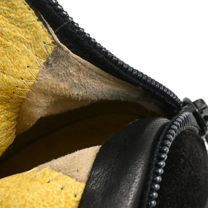 Fendi * Black Suede Short Boots Shoes #35 1/2