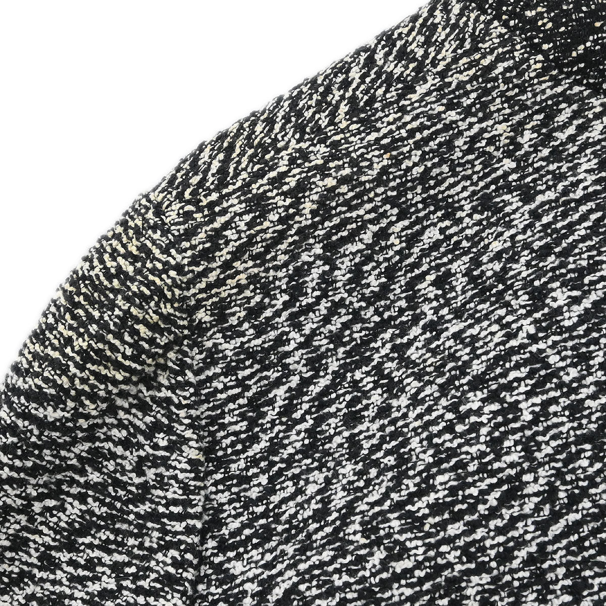 Chanel 1997 Single Breasted Collarless Jacket Black #46