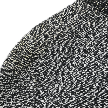 Chanel 1997 Single Breasted Collarless Jacket Black #46