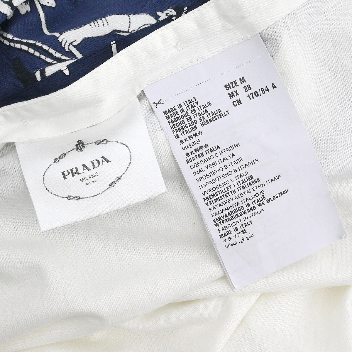 Prada 2016 T-shirt Top Navy #M
