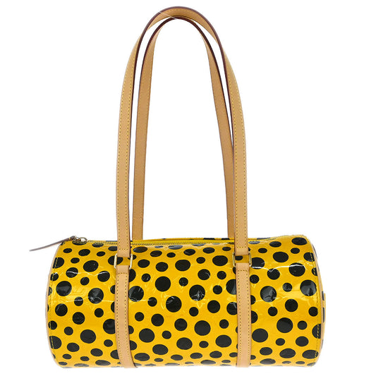 Louis Vuitton Yellow Vernis Dot Infinity Papillon Handbag M91424