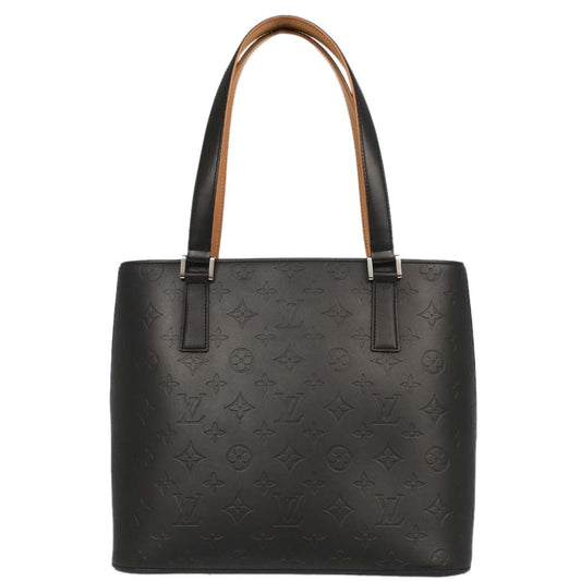 Louis Vuitton Black Monogram Mat Stockton Tote Handbag M55112