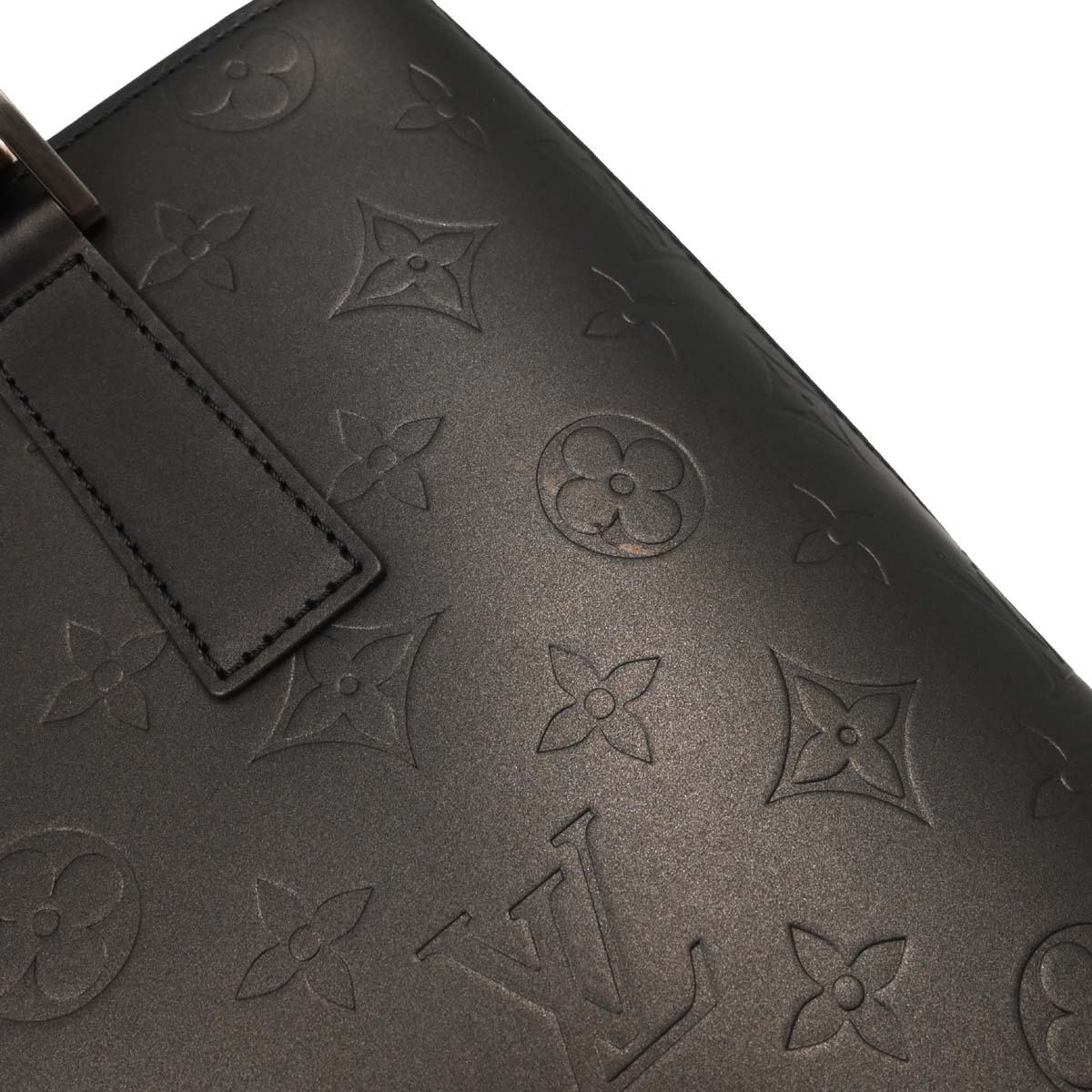 Louis Vuitton Black Monogram Mat Stockton Tote Handbag M55112