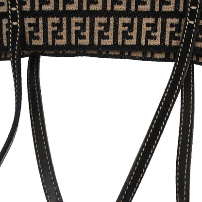 Fendi Black Zucchino Tote Handbag