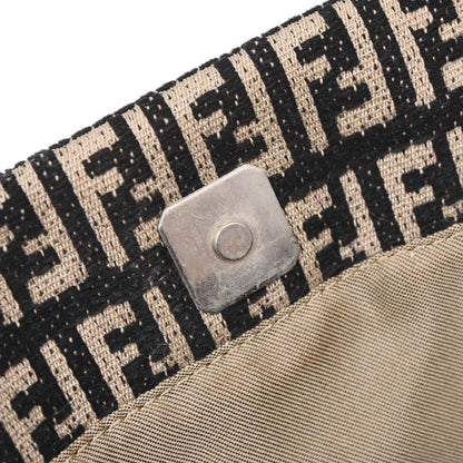 Fendi Black Zucchino Tote Handbag