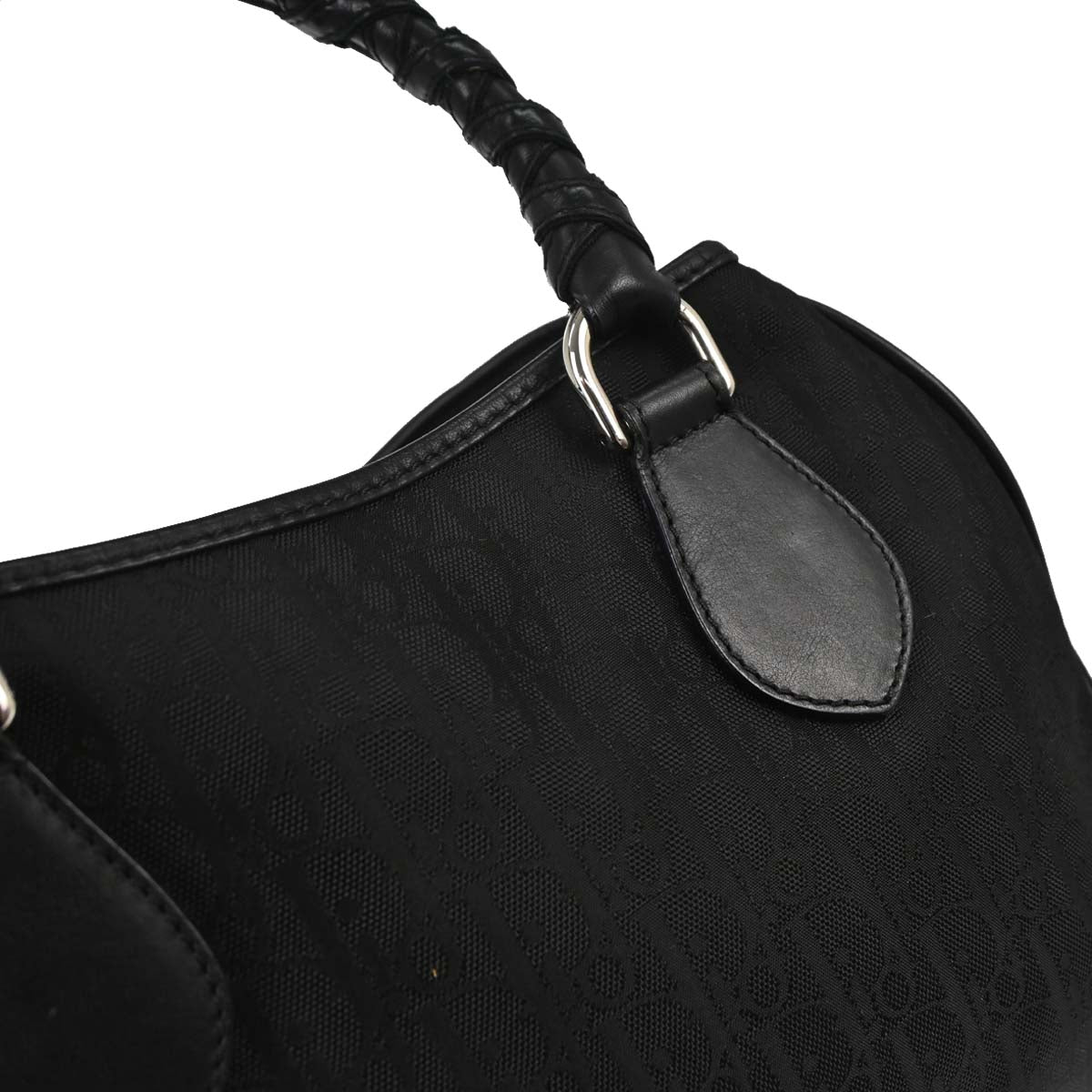 Christian Dior Black Nylon Trotter Lovely Tote Handbag