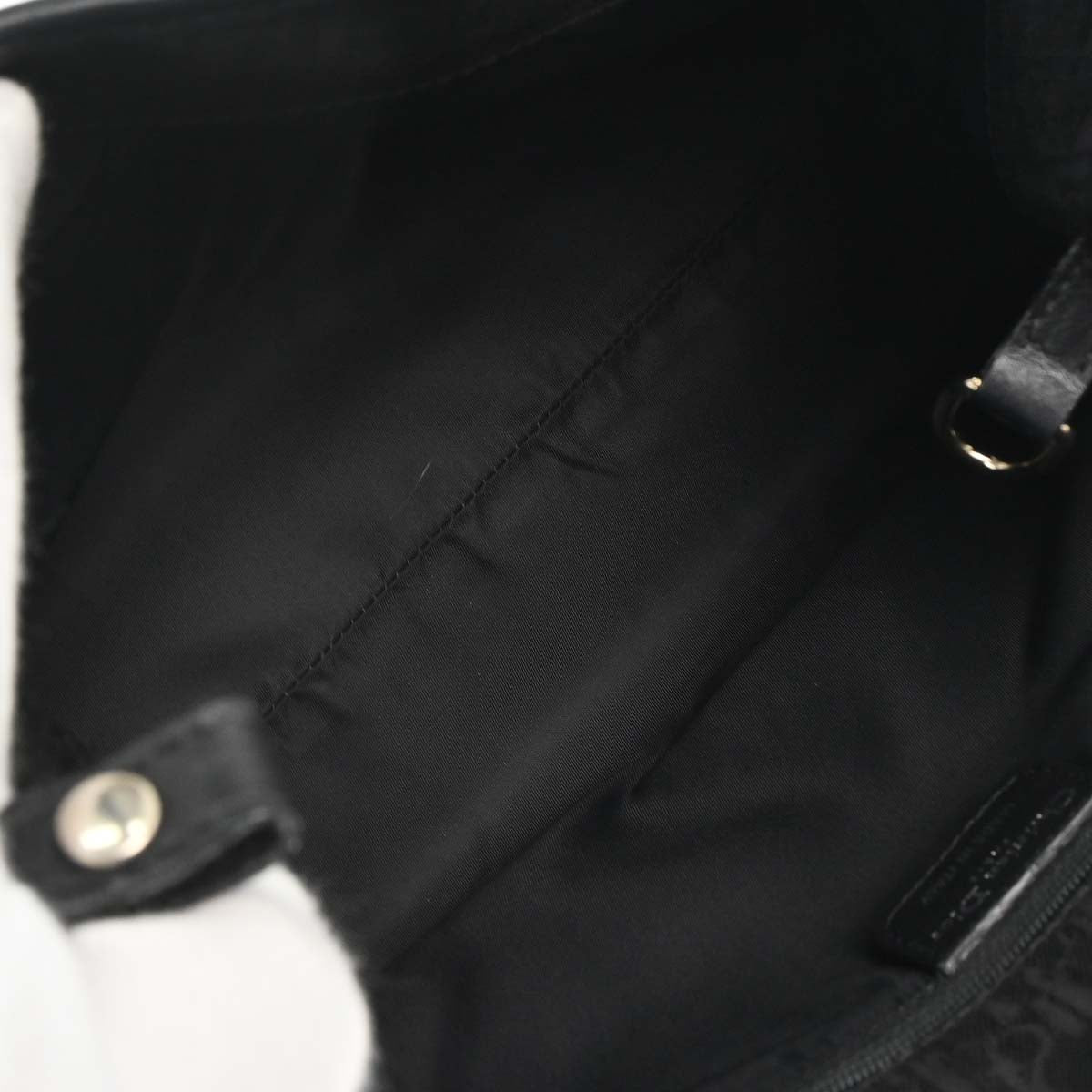 Christian Dior Black Nylon Trotter Lovely Tote Handbag