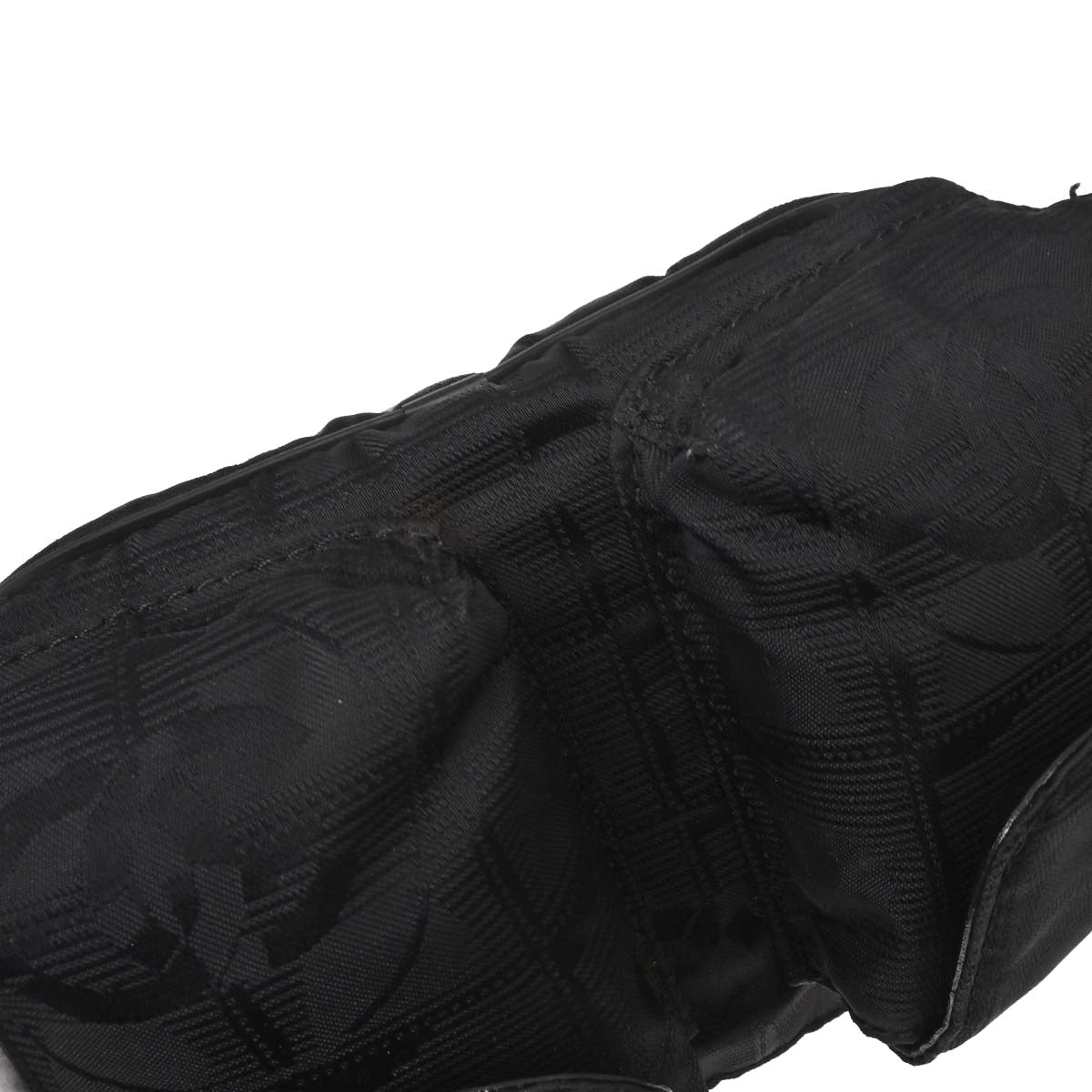 Chanel Black Jacquard Nylon Travel Line Waist Bum Bag