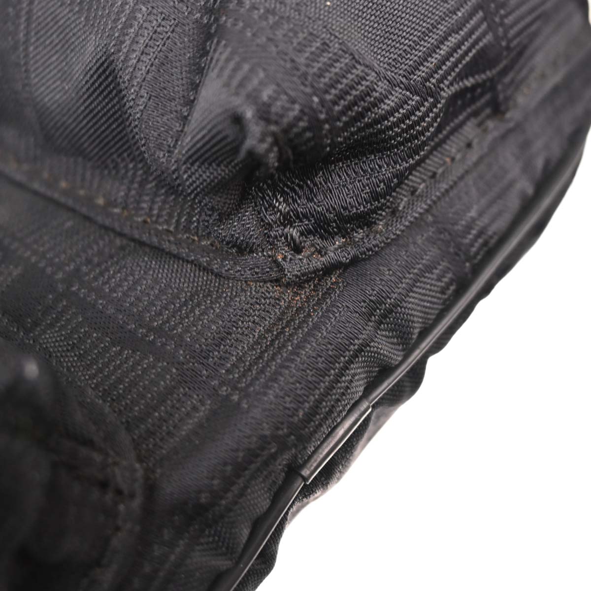 Chanel Black Jacquard Nylon Travel Line Waist Bum Bag