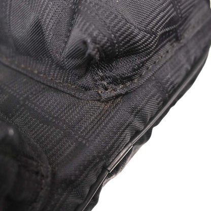 Chanel Black Jacquard Nylon Travel Line Waist Bum Bag