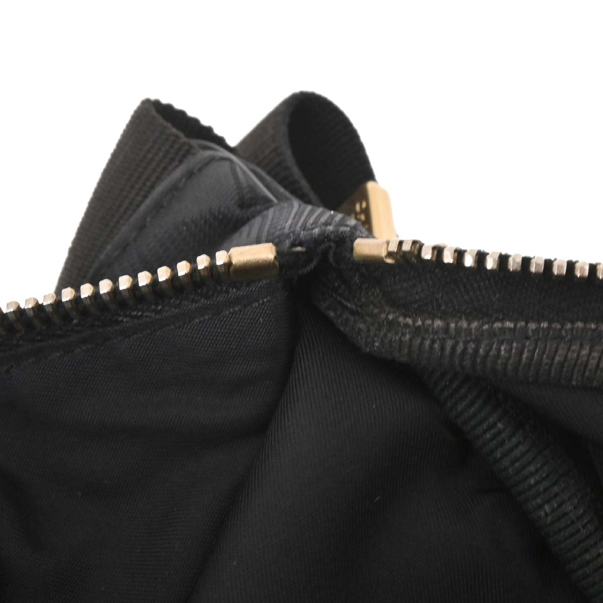 Chanel Black Jacquard Nylon Travel Line Waist Bum Bag