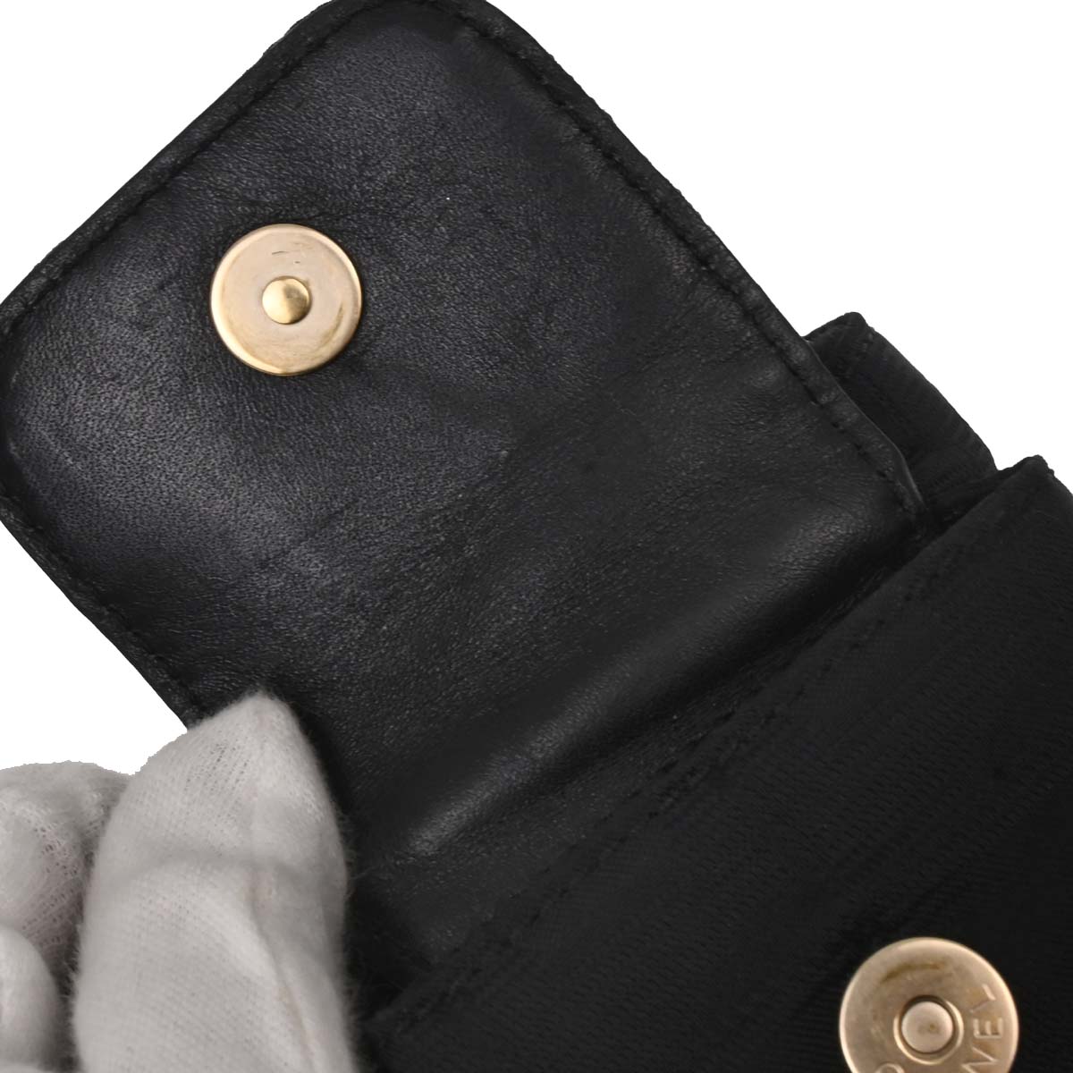 Chanel Black Jacquard Nylon Travel Line Waist Bum Bag