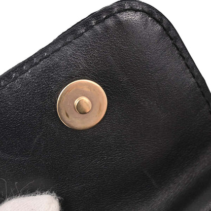 Chanel Black Jacquard Nylon Travel Line Waist Bum Bag