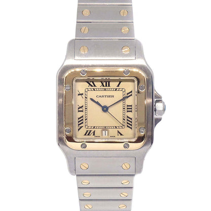Cartier Santos Galbee LM Ref.187901 Quartz Watch 18KYG SS