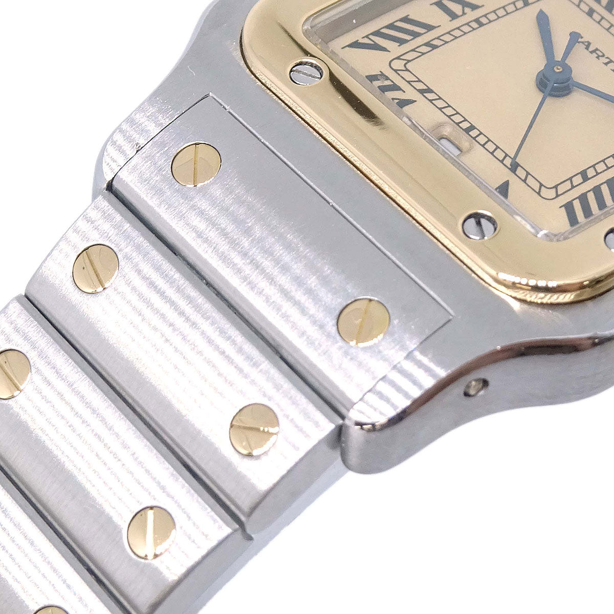 Cartier Santos Galbee LM Ref.187901 Quartz Watch 18KYG SS