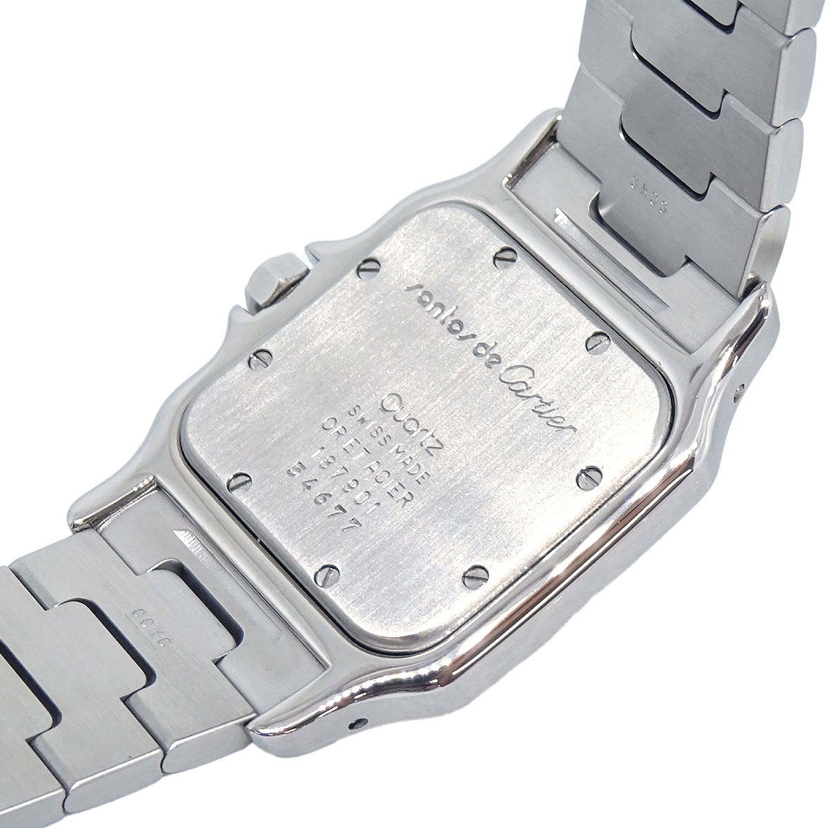 Cartier Santos Galbee LM Ref.187901 Quartz Watch 18KYG SS
