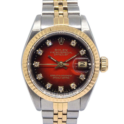 Rolex Oyster Perpetual Datejust 26mm Ref.69173 Watch 18KYG SS