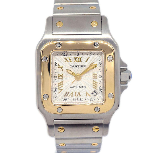 Cartier Santos Galbee SM Ref.2423 Self-winding Watch 18KYG SS