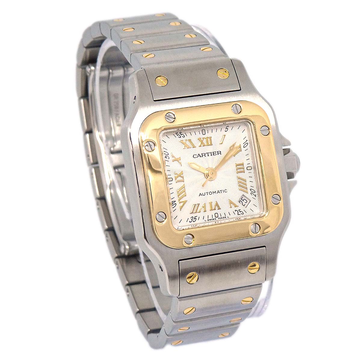 Cartier Santos Galbee SM Ref.2423 Self-winding Watch 18KYG SS