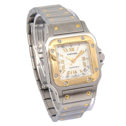 Cartier Santos Galbee SM Ref.2423 Self-winding Watch 18KYG SS