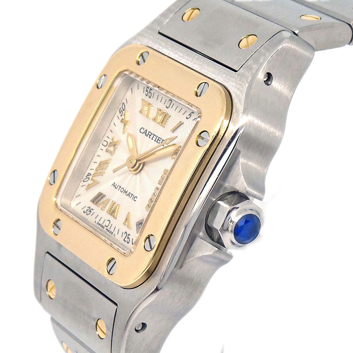 Cartier Santos Galbee SM Ref.2423 Self-winding Watch 18KYG SS