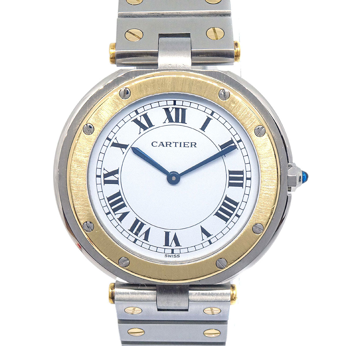 Cartier Santos Vendome LM Ref.81912 Quartz Watch 18KYG SS