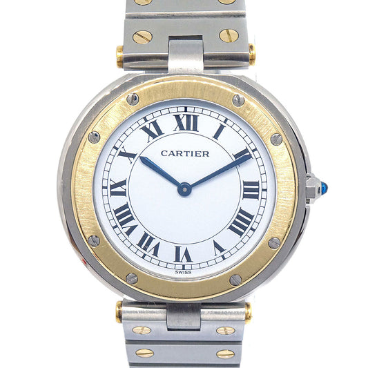 Cartier Santos Vendome LM Ref.81912 Quartz Watch 18KYG SS