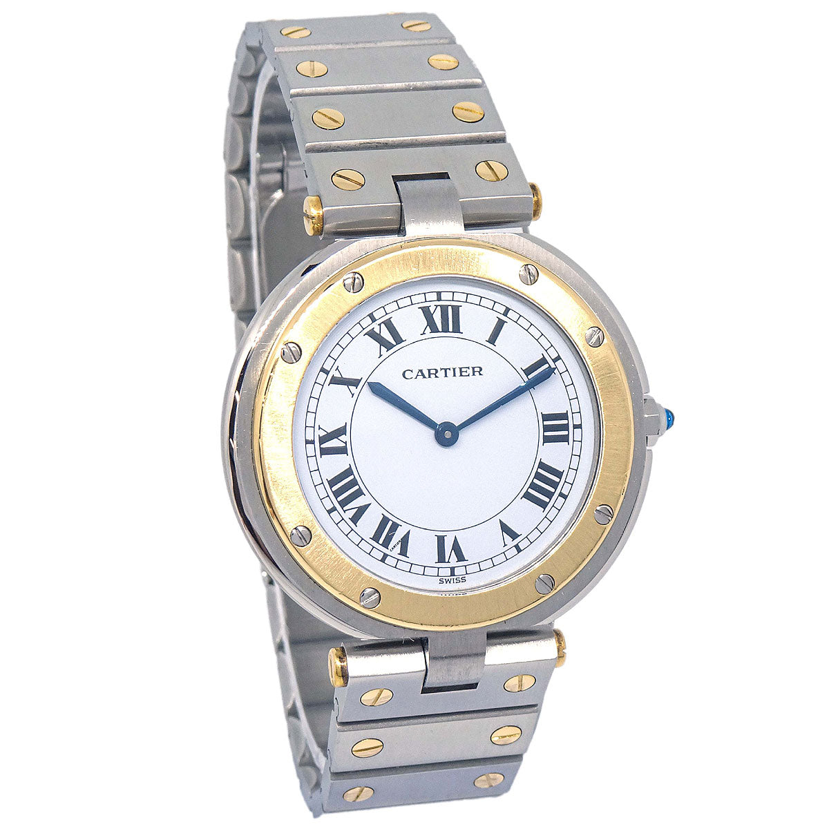 Cartier Santos Vendome LM Ref.81912 Quartz Watch 18KYG SS