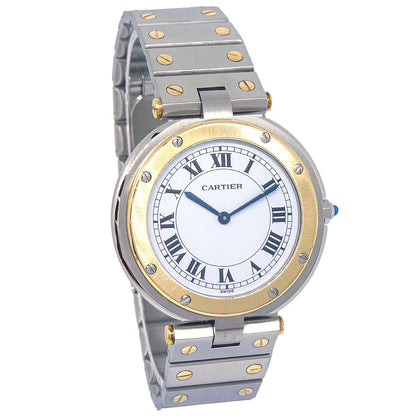 Cartier Santos Vendome LM Ref.81912 Quartz Watch 18KYG SS