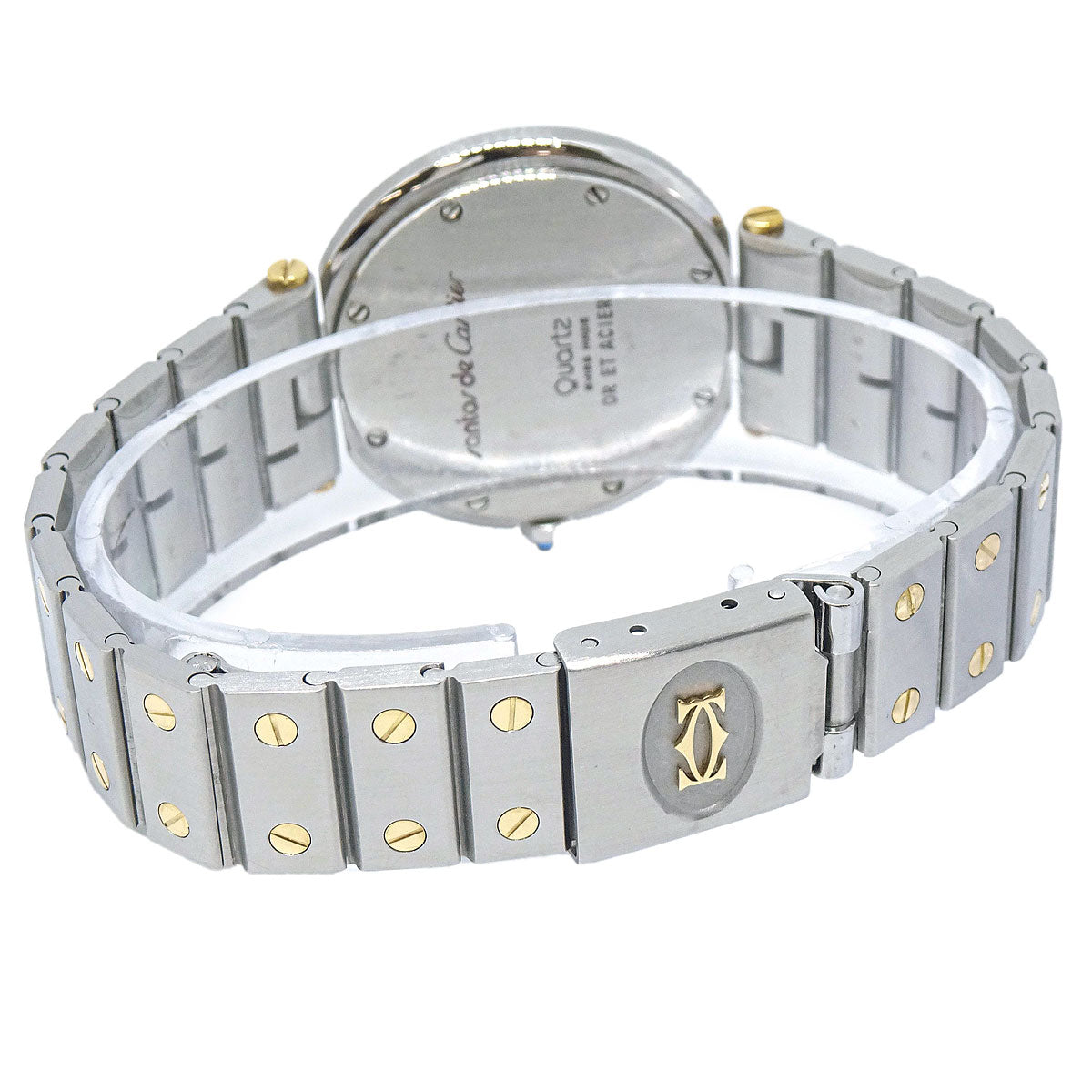 Cartier Santos Vendome LM Ref.81912 Quartz Watch 18KYG SS