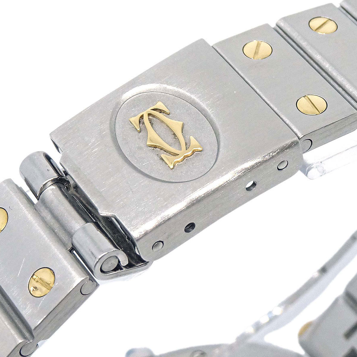 Cartier Santos Vendome LM Ref.81912 Quartz Watch 18KYG SS