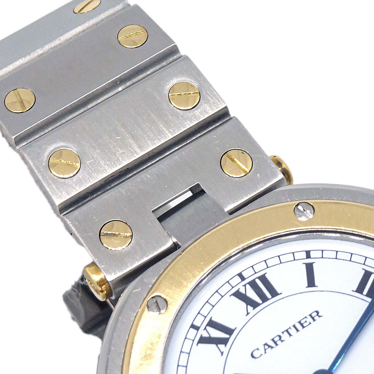 Cartier Santos Vendome LM Ref.81912 Quartz Watch 18KYG SS