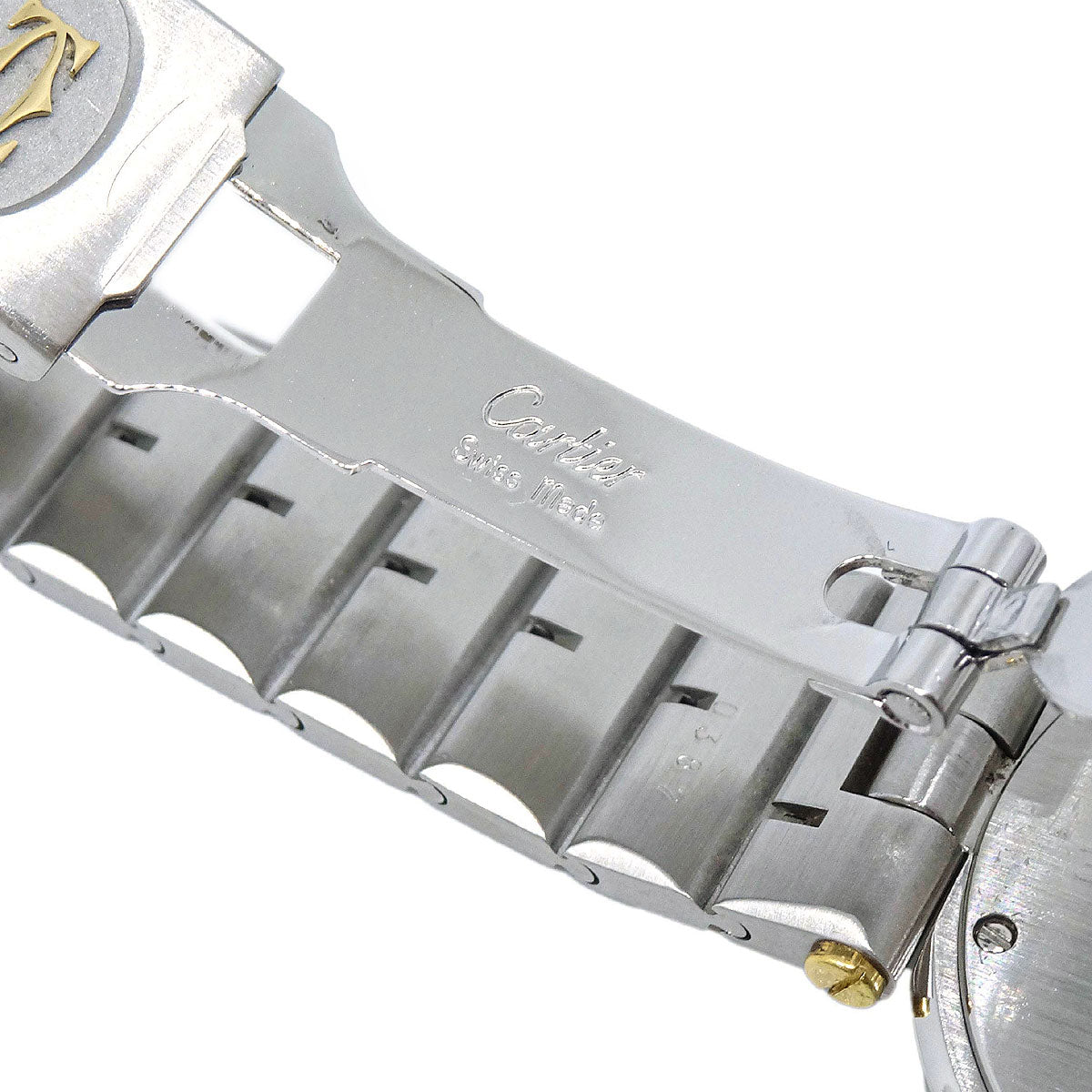 Cartier Santos Vendome LM Ref.81912 Quartz Watch 18KYG SS