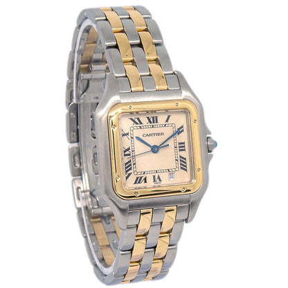 Cartier Panthere MM 2-Row Ref.110000R Quartz Watch 18KYG SS