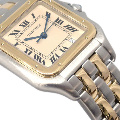 Cartier Panthere MM 2-Row Ref.110000R Quartz Watch 18KYG SS