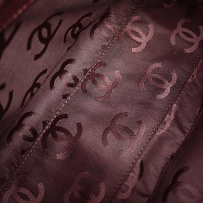Chanel Brown Calfskin Wild Stitch Handbag