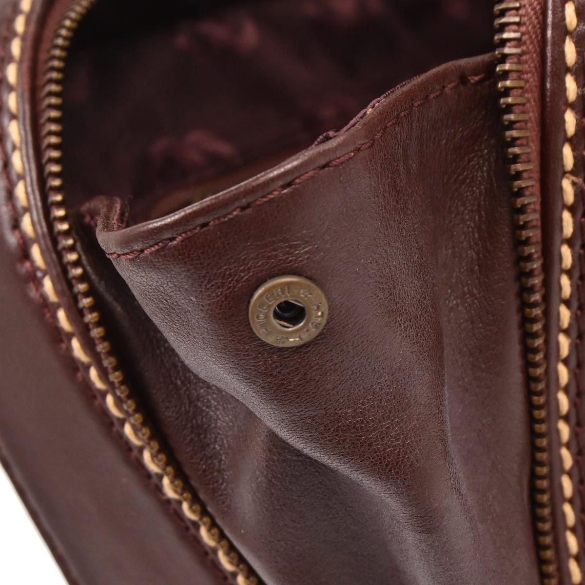 Chanel Brown Calfskin Wild Stitch Handbag