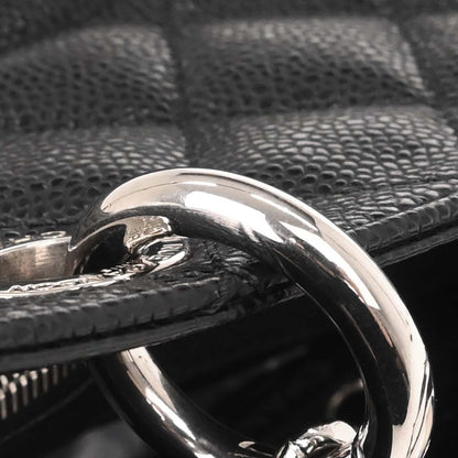 Chanel Black Caviar Skin Grand Shopping Tote GST XL Chain Handbag