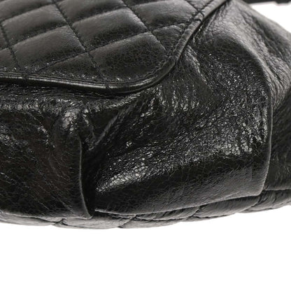 Chanel Black Calfskin Waist Bum Bag