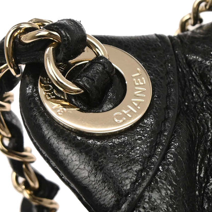 Chanel Black Calfskin Waist Bum Bag