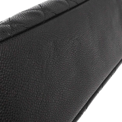 Chanel 2012-2013 Black Caviar Caviar Petite Shopping Tote XL PST Tote Handbag