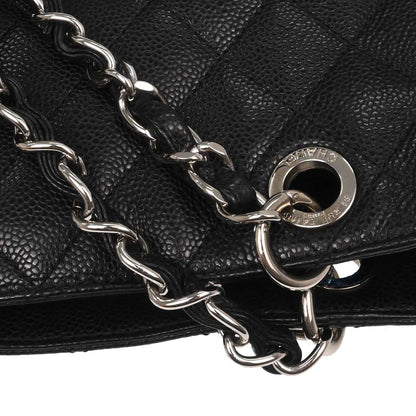 Chanel 2012-2013 Black Caviar Caviar Petite Shopping Tote XL PST Tote Handbag