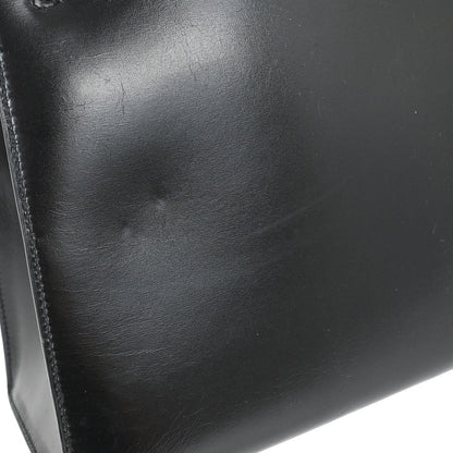 Hermes Black Box Calf Kelly 32 Sellier Handbag