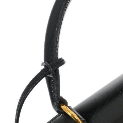 Hermes Black Box Calf Kelly 32 Sellier Handbag